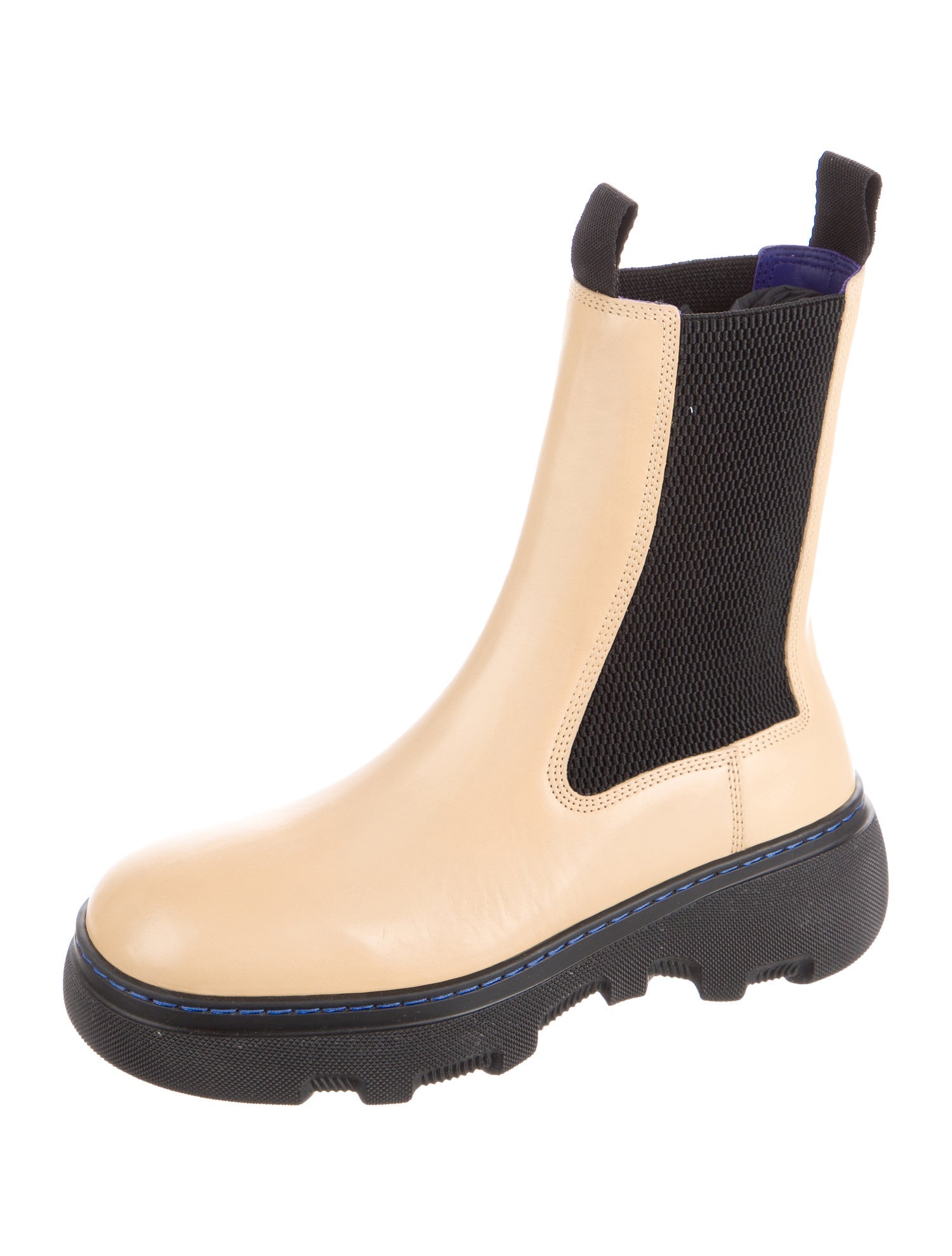 Burberry Leather Chelsea Boots